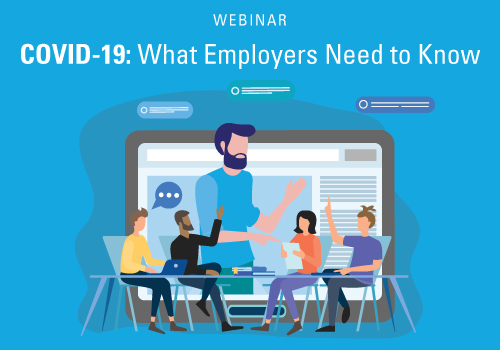 Webinar graphic COVID-19: What employers need to know