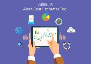 Webinar - Alera cost estimator tool graphic